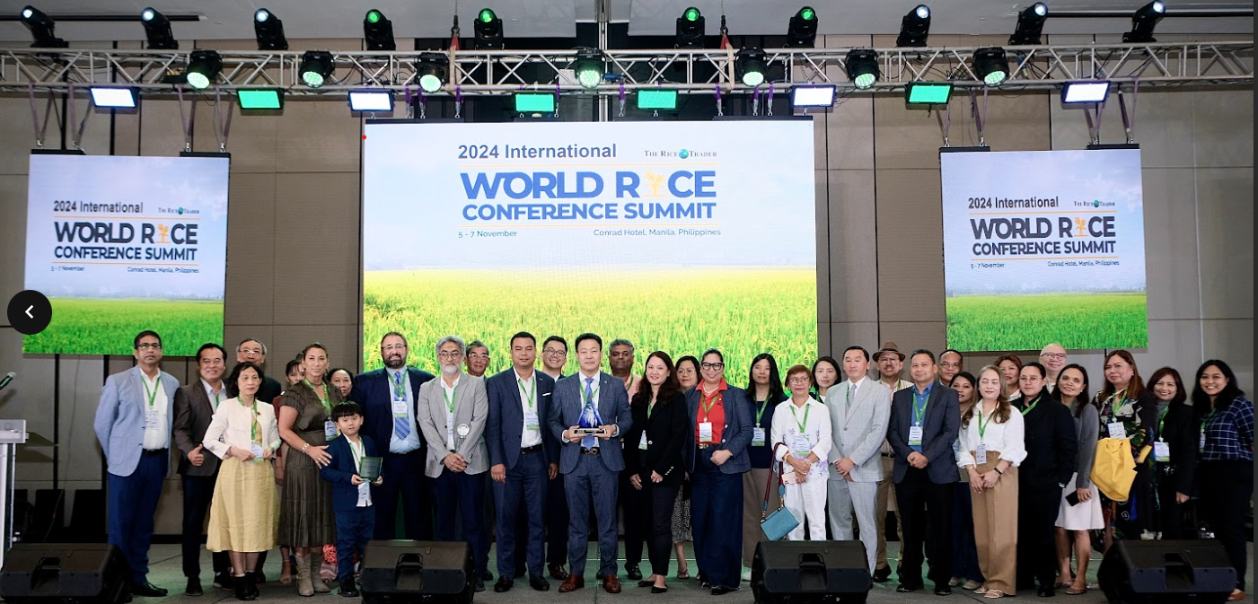 Remise trophés World Rice Conference Summit 